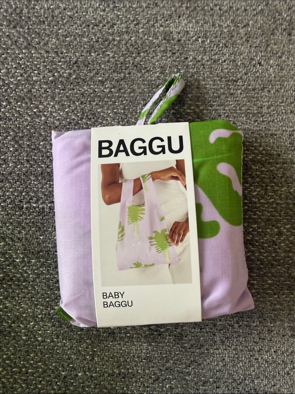NWT BAGGU Baby Baggu Reusable Tote -Daikon Pink